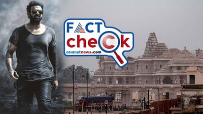 അയോധ്യ രാമക്ഷേത്രത്തിന് നടന് പ്രഭാസ് 50 കോടി രൂപ നല്കിയോ? സത്യമിത്