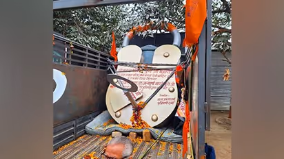 Ram Mandir inauguration: 400 kg lock and key arrives in Ayodhya ahead of 'pran pratishtha' ceremony