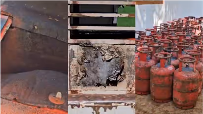 തൃശൂരില് പാചക വാതക സിലിണ്ടറുകള് കയറ്റിയ വണ്ടിയ്ക്ക് തീപിടിച്ചു, വന് ദുരന്തം ഒഴിവായത് തലനാരിഴയ്ക്ക്