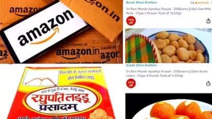  ఆన్ లైన్లో  అయోధ్య రాం మందిర్ ప్రసాదం లడ్డు; కంపెనీకి నోటీసులు.. 