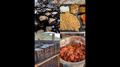 சுடச்சுட மட்டன் பிரியாணியோடு சிக்கன் 65 லெக் பீஸ்! 5 லட்சம் பேருக்கு திமுக மாநாட்டில் தயாரான ருசியான சாப்பாடு 