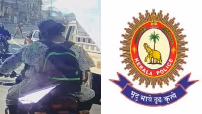 'ഹെൽമെറ്റിടാതെ ബൈക്കിന്റെ പിന്നിലിരുന്ന് യാത്ര ചെയ്തത് സൗദി അറേബ്യയിൽ'; കേരളാ പൊലീസിന്റെ പിഴയെത്തി!