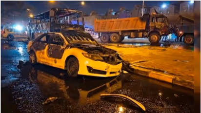 കുവൈത്തില് നാല് വാഹനങ്ങള്ക്ക് തീപിടിച്ചു