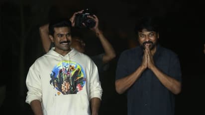 అయోధ్యలో చిరంజీవి, రామ్‌ చరణ్‌ హంగామా.. అభిమానులతో మీట్‌ గ్రీట్‌.. 