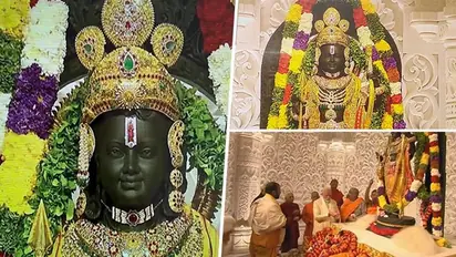 500-year-old wait ends! Ayodhya's Ram Mandir consecrated as PM Modi completes Pran Pratishtha ceremony (WATCH)