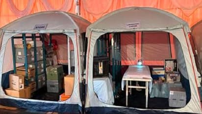 ರಾಮನ ಪ್ರತಿಷ್ಠಾಪನೆ ವೇಳೆ ಭಕ್ತನಿಗೆ ಹೃದಯಾಘಾತ: ತುರ್ತು ಚಿಕಿತ್ಸೆ ನೀಡಿ ರಕ್ಷಿಸಿದ ಐಎಎಫ್ ಕ್ಷಿಪ್ರ ಪಡೆ