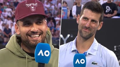 Australian Open 2024: Djokovic reveals hilarious 'tree-hanging' secret to Kyrgios for Grand Slam win (WATCH)