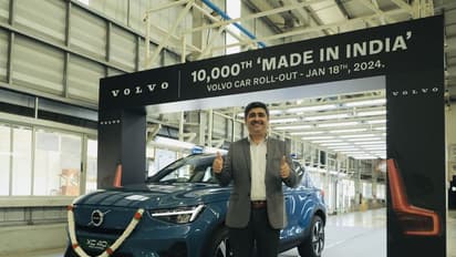 ಭಾರತದಲ್ಲಿ ವೋಲ್ವೋ ಕಾರಿಗೆ ಹೆಚ್ಚಾದ ಬೇಡಿಕೆ, ಮೇಡ್ ಇನ್ ಇಂಡಿಯಾ 10,000ನೇ ಕಾರು ಬಿಡುಗಡೆ!