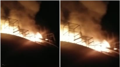 ബേപ്പൂരിൽ അറ്റകുറ്റപ്പണികൾക്കായി കയറ്റിയിട്ട ബോട്ടിന് തീപിടിച്ചു; ലക്ഷങ്ങളുടെ നാശനഷ്ടം