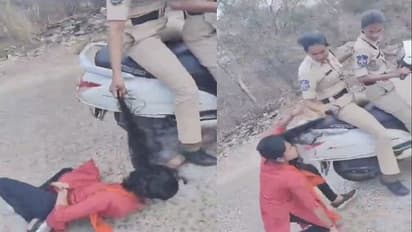 ఏబీవీపీ నాయకురాలి జుట్టు పట్టుకొని లాగిన కానిస్టేబుల్.. వీడియో వైరల్.. ఎమ్మెల్సీ కవిత ఫైర్..