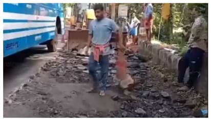 എന്ത് വിധിയിത്.... 6 കോടി ചെലവിൽ നവീകരിച്ച റോഡ് 6 ദിവസം കൊണ്ട് തകർന്നു, വീണ്ടും ടാറിങ്!