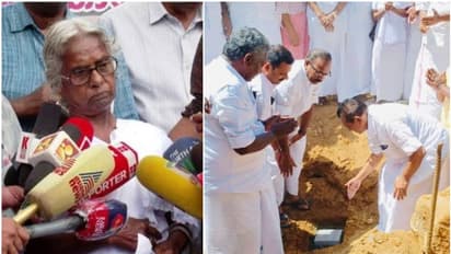 'കോണ്ഗ്രസ് ആണോ, ബിജെപി ആണോ എന്നൊന്നും നോക്കിയിട്ടല്ല...'; മറിയക്കുട്ടിയുടെ വീടിന് തറക്കല്ലിട്ടെന്ന് സുധാകരന്