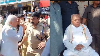 എസ്എഫ്ഐ കരിങ്കൊടി; കാറിൽ നിന്നിറങ്ങി ​ഗവർണർ;  പൊലീസിന് ശകാരം, കൊല്ലത്ത് നാടകീയ രംഗങ്ങൾ