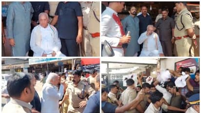 'മുഖ്യമന്ത്രി പോയാൽ ഇങ്ങനെയാണോ സുരക്ഷ ഒരുക്കുന്നത്?' റോഡരികില് കസേരയിട്ടിരുന്ന് പ്രതിഷേധിച്ച് ഗവര്ണര്