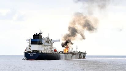 Indian Navy helps Marlin Launda, the merchant ship that was attacked using missile in Gulf of Aden (PHOTOS)