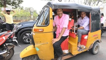 బస్సుల్లో లాగే ఆటోల్లోనూ ఉచిత ప్రయాణం..!  కేటీఆర్ తో ఆటోవాలా ఆసక్తికర సంభాషణ 