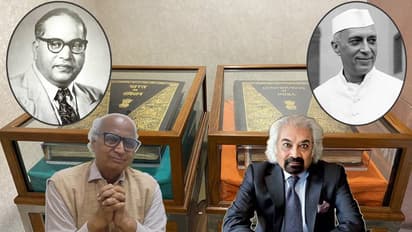 இந்திய அரசியலமைப்பு சட்டத்தை உருவாக்கியதில் அம்பேத்கரை விட அதிக பங்காற்றியவர் நேரு - புயலை கிளப்பிய காங்கிரஸ்