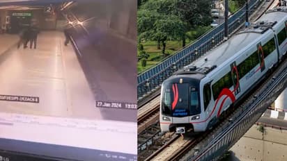'പാഞ്ഞു വരുന്ന മെട്രോ, ട്രാക്കിലേക്ക് എടുത്ത് ചാടി യുവാവ്'; ദാരുണാന്ത്യം, വീഡിയോ