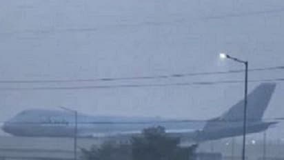 ದೇಶದ ಮೊದಲ ಎಲಿವೇಟೆಡ್ ಟ್ಯಾಕ್ಸಿವೇಯಲ್ಲಿ B747 ವಿಮಾನದ ಅದ್ಭುತ ನೋಟ ಹೀಗಿದೆ..