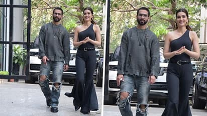 'Teri Baaton Mein Aisa Uljha Jiya': Kriti Sanon, Shahid Kapoor promotes upcoming romantic movie [PICTURES]