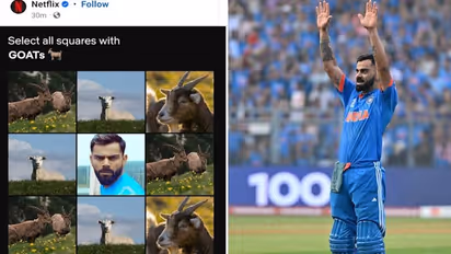 Netflix's unique Virat Kohli tribute goes viral; 'select all squares with GOATs' gesture wins hearts