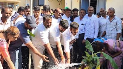 ಪ್ರೌಢಶಾಲೆಗೆ ಕೊಳವೆ ಬಾವಿ ಕೊರೆಸಿ ಮೋಟಾರ್ ಅಳವಡಿಸಿದ ಜಿ.ಡಿ. ಹರೀಶ್ ಗೌಡ