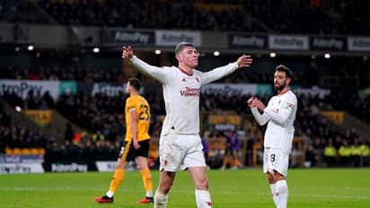 Manchester United's Hojlund admits adapting to Premier League after stunning show against Wolves