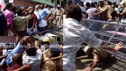 അഞ്ചര വയസുകാരന്റെ മരണം: റാന്നിയിലെ ആശുപത്രിയിലേക്ക് എസ്എഫ്ഐ-ഡിവൈഎഫ്ഐ മാര്ച്ച്, പൊലീസുമായി ഉന്തും തള്ളും