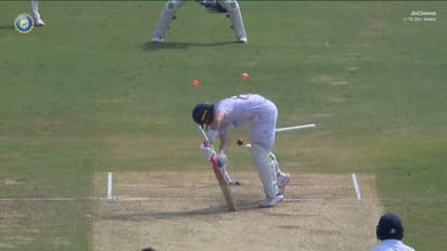 ഇതിലും മനോഹരമായൊരു യോർക്ക‍‍ർ സ്വപ്നങ്ങളിൽ മാത്രം, ബുമ്രയുടെ യോർക്കറിൽ പോപ്പിന്‍റെ മിഡിൽ സ്റ്റംപ് തവിടുപൊടി