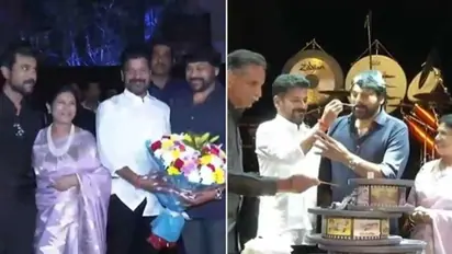 Chiranjeevi hosts party for being honoured with Padma Vibhushan; Telangana CM Revanth Reddy and many attend