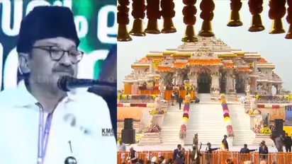 രാമക്ഷേത്രം മതേതരത്വത്തിന്റെ പ്രതീകം, ഇന്ത്യയിലെ സെൻസിറ്റീവായ മുസ്ലിങ്ങൾ കേരളത്തിലെന്നും സാദിഖലി തങ്ങൾ; വിവാദം