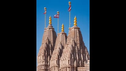 அபுதாபியில் பிரதமர் மோடியால் திறக்கப்பட உள்ள முதல் இந்து கோயில்.. பிரமிக்க வைக்கும் வீடியோ..