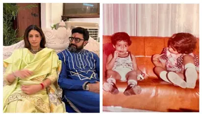 Sweta Bachchan wishes brother Abhishek Bachchan on his birthday; Navya Nanda wishes her 'favourite' [PICTURES]