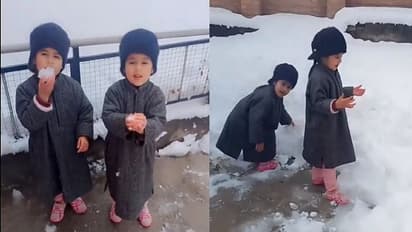 వావ్.. కాశ్మీర్ హిమపాతాన్ని రిపోర్టింగ్ చేసిన చిన్నారులు.. ఆనంద్ మహీంద్ర ఫిదా.. వైరల్