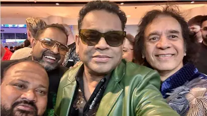 AR Rahman clicks selfie with Grammy winners Zakir Hussain and Shankar Mahadevan, see post