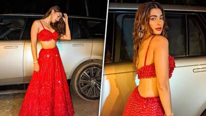 Photos: Pooja Hegde looks stunning in Rs 5.6 lakh lehenga with organza dupatta