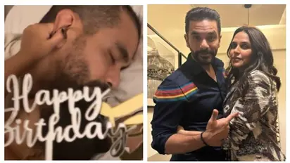 Neha Dhupia wishes her 'love and life' Angad Bedi on his birthday [Video]