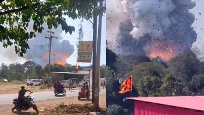 Firecracker factory blows up in Harda, MP; 11 dead, over 200 injured, several houses gutted (WATCH)