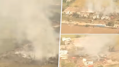 Harda firecracker factory explosion: Aerial footage of blast that jolted like earthquake goes viral (WATCH)