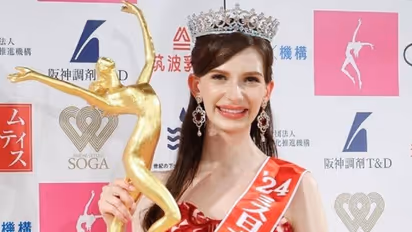 Miss Japan gives up crown after explosive revelations of affair with a married man - Social media erupts