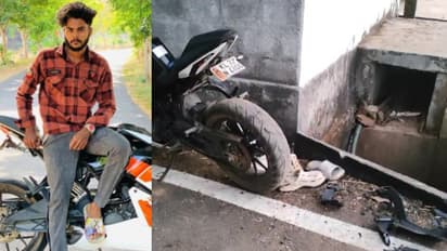 വളവിൽ ബൈക്ക് നിയന്ത്രണം വിട്ട് സ്ലാബിടാത്ത ഓടയിൽ വീണു; യുവാവിന് ദാരുണാന്ത്യം, പ്രതിഷേധം