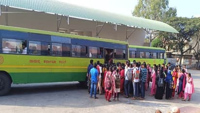 ಶಕ್ತಿ ಯೋಜನೆ ಎಫೆಕ್ಟ್: ವಿದ್ಯಾರ್ಥಿಗಳು, ಸಾರ್ವಜನಿಕರಿಗೆ ಪ್ರಯಾಣ ನರಕಯಾತನೆ..!