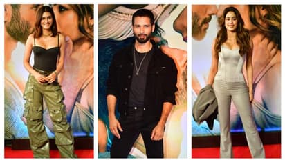 'Teri Baaton Mein Aisa Uljha Jiya' screening: Kriti Sanon, Shahid Kapoor and others attend screening in style