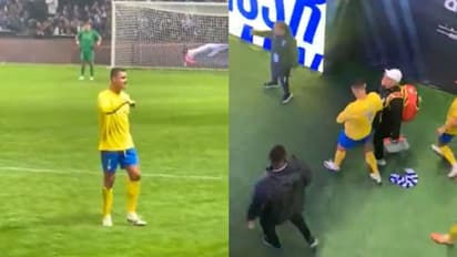 'മെസിയല്ല ഞാനാണ് ഇവിടെ കളിക്കുന്നത്'; സ്റ്റേഡിയത്തില്‍ മെസി ചാന്‍റ് ഉയര്‍ത്തിയ ആരാധകരോട് കയര്‍ത്ത് റൊണാള്‍ഡോ