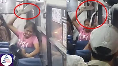 Bengaluru: Women resort to shoe fight for sliding BMTC bus window (WATCH)