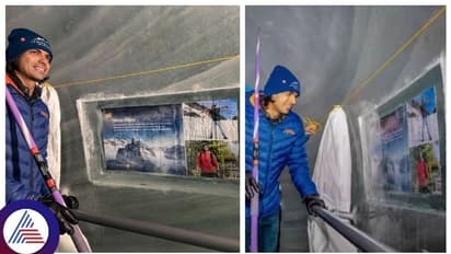  ಸ್ವಿಜರ್‌ಲೆಂಡ್‌ನ ಜನಪ್ರಿಯ ಪ್ರವಾಸಿ ತಾಣದಲ್ಲಿ ಭಾರತದ ಜಾವೆಲಿನ್‌ ತಾರೆ ನೀರಜ್‌ ಚೋಪ್ರಾ ಫೋಟೋ