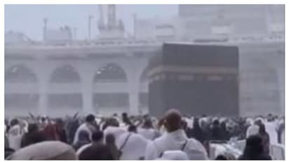 മഴക്ക് വേണ്ടിയുള്ള പ്രാര്‍ത്ഥന നടത്തിയിട്ട് ഒരാഴ്ച; മഴയില്‍ കുതിര്‍ന്ന് മക്ക