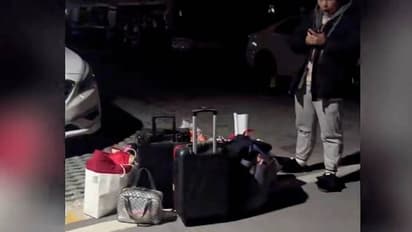 സ്വന്തം വീട്ടിൽ പോകാനിറങ്ങിയ യുവതിയുടെ കരണക്കുറ്റിക്കടിച്ച് അമ്മായിഅച്ഛൻ, എന്തൊരു ക്രൂരനെന്ന് നെറ്റിസൺസ്