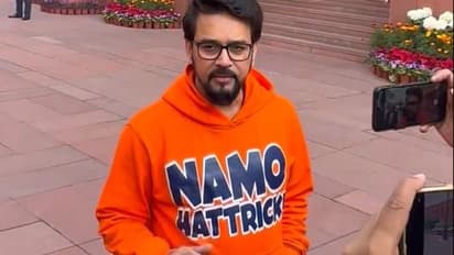 Have you seen Union Minister Anurag Thakur's 'Namo Hattrick' hoodie? (WATCH)