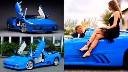 ട്രംപിൻ്റെ ലംബോർഗിനിക്ക് വൻ ഡിമാൻഡ്; ലേലത്തിൽ വിറ്റത് റെക്കോർഡ് തുകയ്ക്ക്